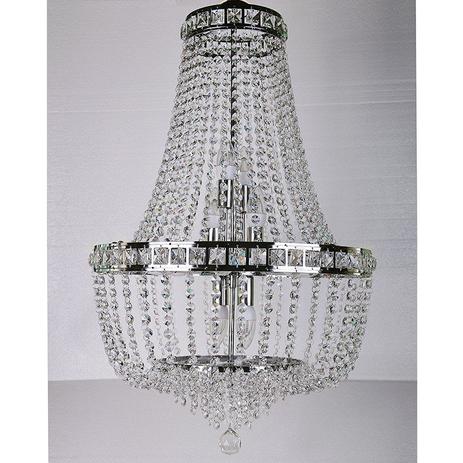 Lustre Pendente Arquitetizze Fontana Gemelli 12 Cromado E14 Bivolt Menor preço em Lustre Pendente Arquitetizze Fontana Gemelli 12 Cromado E14 Bivolt