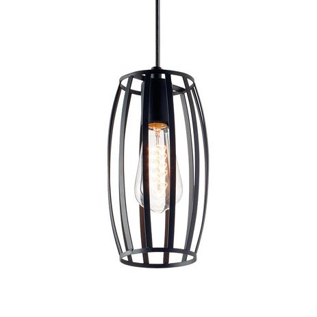 Menor preço em Lustre Pendente Avant Dolium Preto Fosco E27 Bivolt