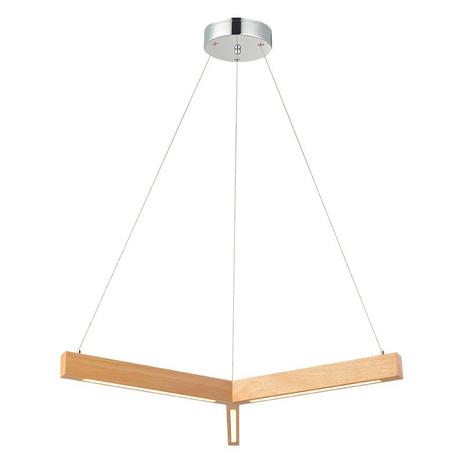 Lustre Pendente Avant Kavas TNG em Madeira com Led Bivolt Menor preço em Lustre Pendente Avant Kavas TNG em Madeira com Led Bivolt