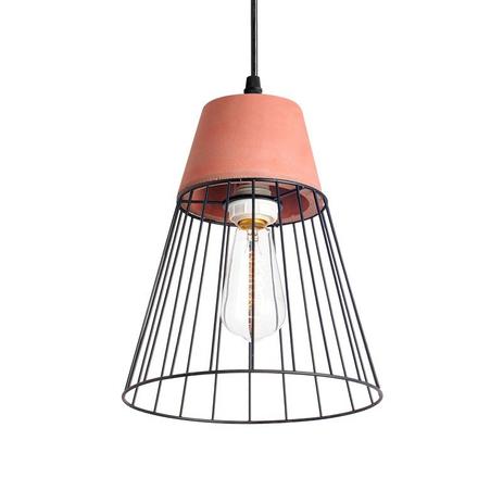 Lustre Pendente Avant Kras Preto E27 Bivolt Menor preço em Lustre Pendente Avant Kras Preto E27 Bivolt