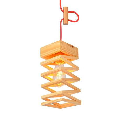 Menor preço em Lustre Pendente Avant Oka Twister em Madeira E27 Bivolt