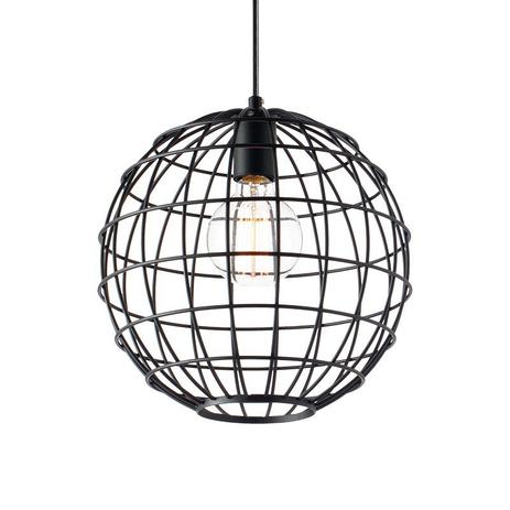 Menor preço em Lustre Pendente Avant Terra Preto Fosco E27 Bivolt