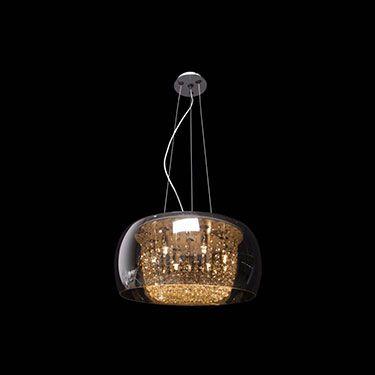 Lustre Pendente Berlim I Fume Arquitetizze Menor preço em Lustre Pendente Berlim I Fume Arquitetizze