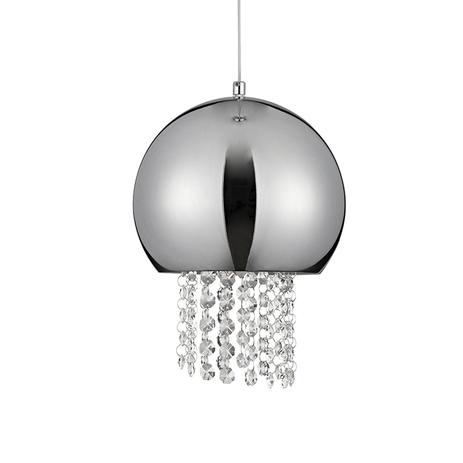 Lustre Pendente Blumenau Cristal Bressan Cromado E27 Bivolt Menor preço em Lustre Pendente Blumenau Cristal Bressan Cromado E27 Bivolt