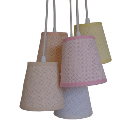 Lustre Pendente Cacho 5 Cúpulas Crie Casa Tons Candy Menor preço em Lustre Pendente Cacho 5 Cúpulas Crie Casa Tons Candy