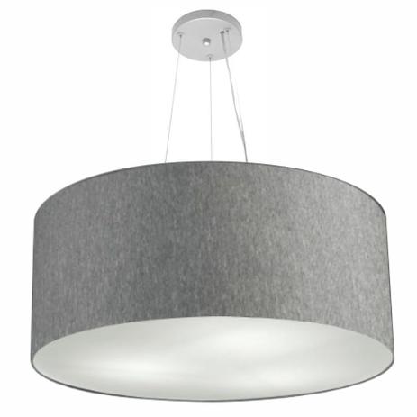Lustre Pendente Cilíndrico Vivare Md-4135 Cúpula Tecido 70x30cm - Vivare iluminação Menor preço em Lustre Pendente Cilíndrico Vivare Md-4135 Cúpula Tecido 70x30cm - Vivare iluminação