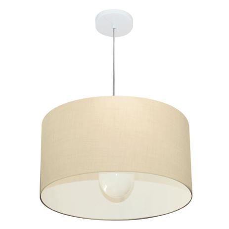 Lustre Pendente Cilíndrico Vivare Md-4205 Cúpula Tecido 45x30cm - Vivare iluminação Menor preço em Lustre Pendente Cilíndrico Vivare Md-4205 Cúpula Tecido 45x30cm - Vivare iluminação