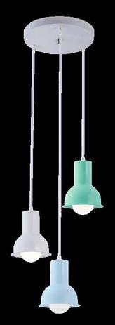 Lustre Pendente Collection Trio Colors Azul/Verde/Branco - Startec Menor preço em Lustre Pendente Collection Trio Colors Azul/Verde/Branco - Startec