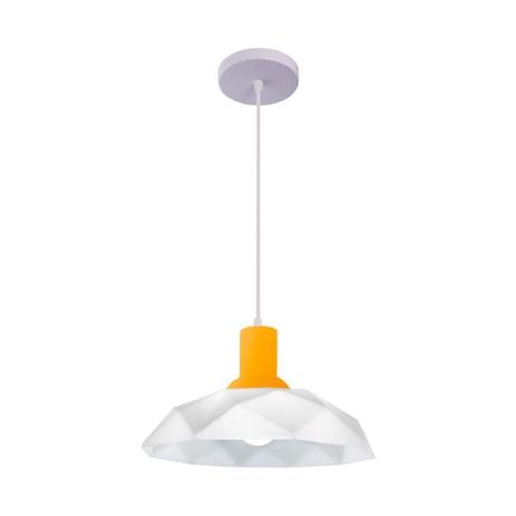Lustre Pendente Com Detalhe amarelo Mesa De Jantar / Quarto - Praia - Amandini Menor preço em Lustre Pendente Com Detalhe amarelo Mesa De Jantar / Quarto - Praia - Amandini