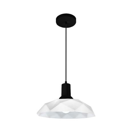 Lustre Pendente Com Detalhe Preto Mesa De Jantar / Quarto - Praia - Amandini Menor preço em Lustre Pendente Com Detalhe Preto Mesa De Jantar / Quarto - Praia - Amandini