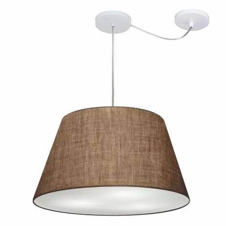 Lustre Pendente Cone Com Desvio Md-4283 Cupula 30/35x50cm Cafe - Vivare iluminação é boa?