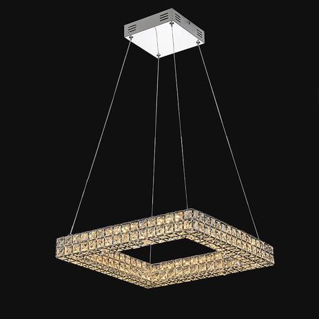 Lustre Pendente Cristal Aliança LED 3000k 32W Bivolt Ø45cm - DCD00306 - Dinamica Menor preço em Lustre Pendente Cristal Aliança LED 3000k 32W Bivolt Ø45cm - DCD00306 - Dinamica
