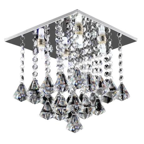 Lustre Pendente Cristal Soquete G9 - 8325/4 - Ascar Menor preço em Lustre Pendente Cristal Soquete G9 - 8325/4 - Ascar