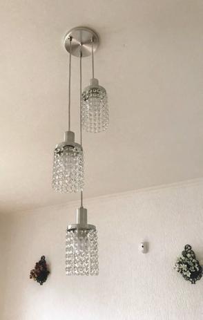 Lustre Pendente de Cristal Legítimo - 3 Soquetes E27 - Debby Artes - Lustres debby artes Menor preço em Lustre Pendente de Cristal Legítimo - 3 Soquetes E27 - Debby Artes - Lustres debby artes