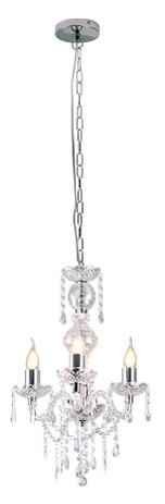 Lustre Pendente em Acrílico Mini France 3 Braços - Startec Menor preço em Lustre Pendente em Acrílico Mini France 3 Braços - Startec