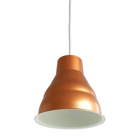 Lustre Pendente Gom Cobre/Branco 1 Lampada E27(Aluminio) - Ema lustres é boa?
