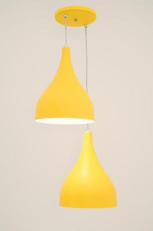 Lustre pendente ibiza med. 2l amarelo auremar é boa?