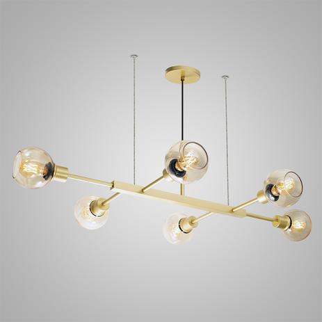 Lustre Pendente Jazz Ouro Mate c/ Vidro Itamonte é boa?