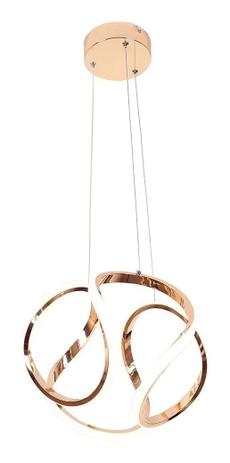 Lustre Pendente Led Moderno Design Onda 40w 4500k Fita - Ilumilider Menor preço em Lustre Pendente Led Moderno Design Onda 40w 4500k Fita - Ilumilider