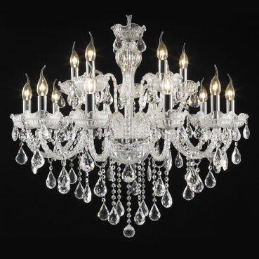 Lustre Pendente LU-017 15 Lâmpadas 83cm Cristal Mais Luz Menor preço em Lustre Pendente LU-017 15 Lâmpadas 83cm Cristal Mais Luz