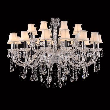 Lustre Pendente LU-029 24 Lâmpadas 130cm Cristal Mais Luz Menor preço em Lustre Pendente LU-029 24 Lâmpadas 130cm Cristal Mais Luz