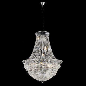 Lustre Pendente LU-031 14 Lâmpadas 60cm Cristal Mais Luz Menor preço em Lustre Pendente LU-031 14 Lâmpadas 60cm Cristal Mais Luz