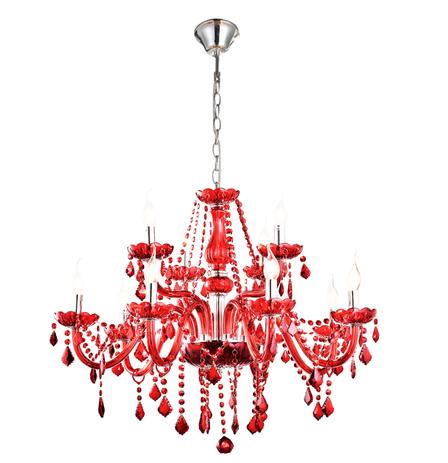 Lustre Pendente Maria Thereza Cristal Vermelho 12 Lâmpadas Arquitetizze Menor preço em Lustre Pendente Maria Thereza Cristal Vermelho 12 Lâmpadas Arquitetizze