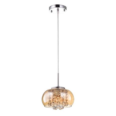 Lustre pendente plafon soho vidro âmbar translucido com cristais ø22cm 1xg9 bella - pd007am Menor preço em Lustre pendente plafon soho vidro âmbar translucido com cristais ø22cm 1xg9 bella - pd007am