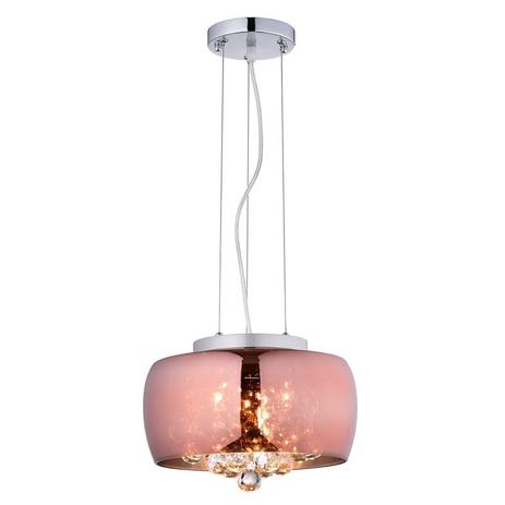 Lustre Pendente Plafon Soho Vidro Cobre Translucido Com Cristais Ø28cm 3xg9 Bella - Pd005CO Menor preço em Lustre Pendente Plafon Soho Vidro Cobre Translucido Com Cristais Ø28cm 3xg9 Bella - Pd005CO