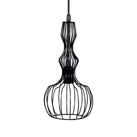 Lustre Pendente Primor Aramado Black Uno Preto E27 Bivolt Menor preço em Lustre Pendente Primor Aramado Black Uno Preto E27 Bivolt