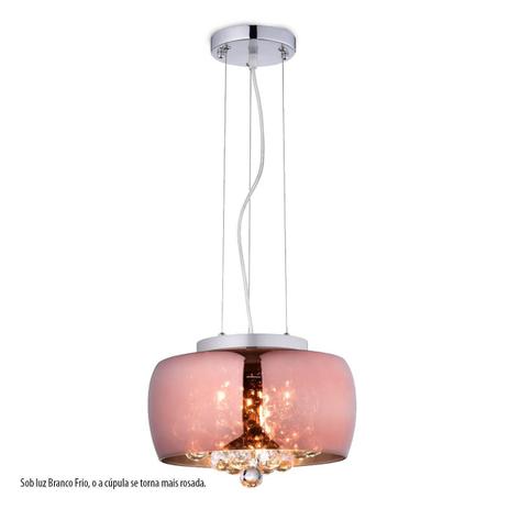 Lustre Pendente Soho Cristal Bella 28x17cm - Bella iluminação é boa?