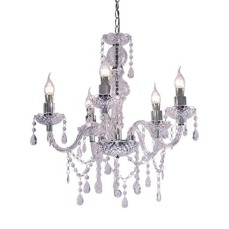 Lustre Pendente Startec France 5 Transparente E27 Bivolt Menor preço em Lustre Pendente Startec France 5 Transparente E27 Bivolt