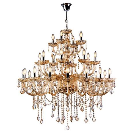 Lustre Pendente Startec Nice 28 Braços Champagne E14 Bivolt Menor preço em Lustre Pendente Startec Nice 28 Braços Champagne E14 Bivolt