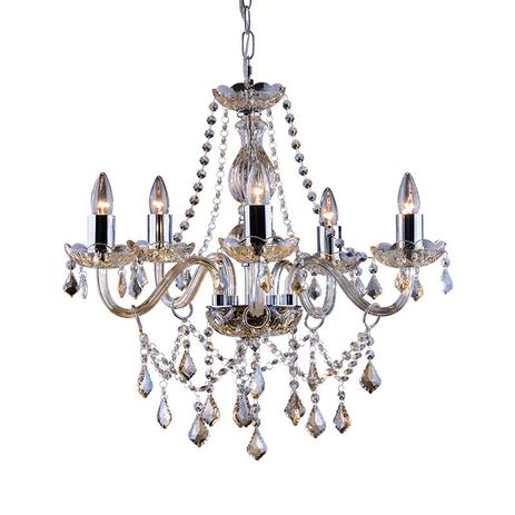 Lustre Pendente Startec Nice 5 Champagne E14 Bivolt Menor preço em Lustre Pendente Startec Nice 5 Champagne E14 Bivolt