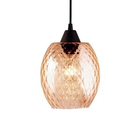 Lustre Pendente Taschibra Badih P E27 Bivolt Vidro Boreal Menor preço em Lustre Pendente Taschibra Badih P E27 Bivolt Vidro Boreal