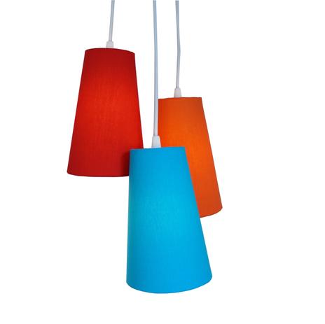 Lustre Pendente Triplo Colors Crie Casa Colorido Menor preço em Lustre Pendente Triplo Colors Crie Casa Colorido