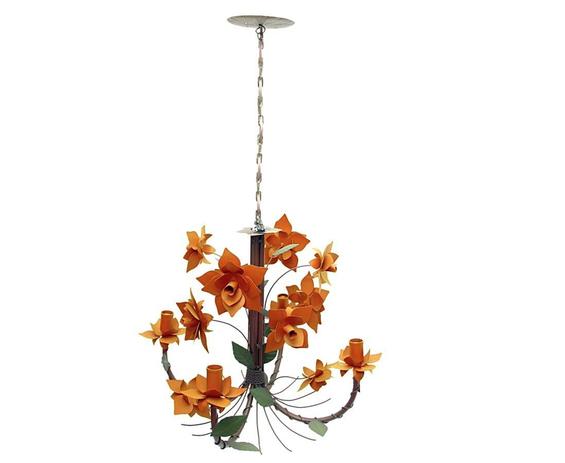Lustre Rústico Para Sala Estar Artesanal com Rosas de Ferro 4 Bocas - Libertas Rosas Artesanato Menor preço em Lustre Rústico Para Sala Estar Artesanal com Rosas de Ferro 4 Bocas - Libertas Rosas Artesanato