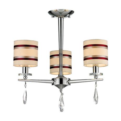 Lustre Taschibra Compostela 3 Cromado E14 Bivolt Menor preço em Lustre Taschibra Compostela 3 Cromado E14 Bivolt