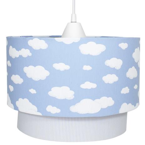 Lustre Tubular Duplo Nuvem Azul Quarto Bebe Infantil Menino Potinho De Mel Lustre Infantil Magazine Luiza