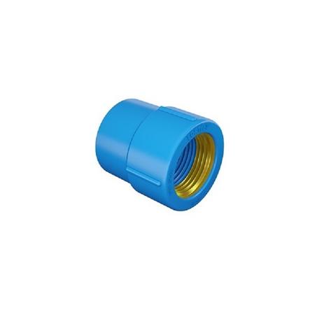 Luva 25mm x 3/4” azul com bucha latão - fortlev Menor preço em Luva 25mm x 3/4” azul com bucha latão - fortlev