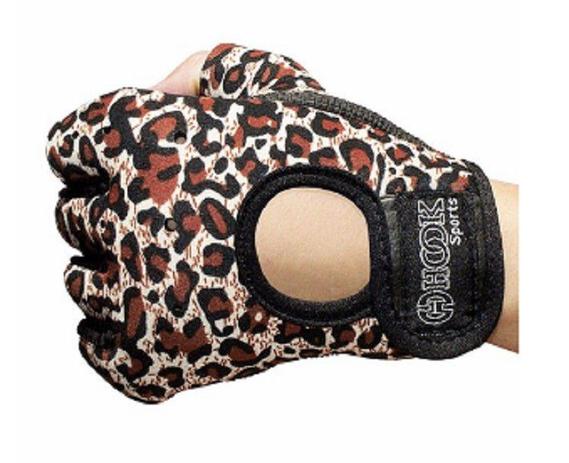 Luva Academia Feminina Estampa Onça - Hook sport Menor preço em Luva Academia Feminina Estampa Onça - Hook sport