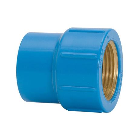 Luva azul solda e latao 25 x 3/4” - Amanco Menor preço em Luva azul solda e latao 25 x 3/4” - Amanco