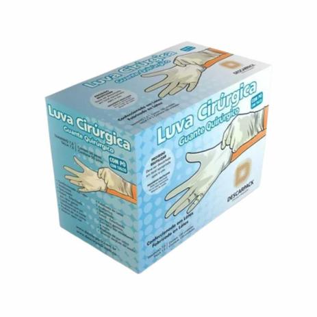 Luva Cirúrgica Estéril Descarpack (Caixa com 50 Pares) Menor preço em Luva Cirúrgica Estéril Descarpack (Caixa com 50 Pares)
