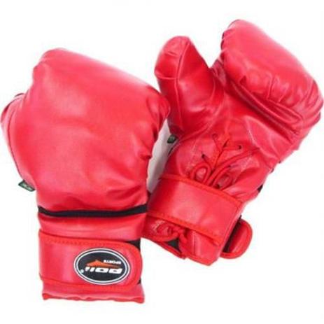 Luva de Boxe 16oz vermelha Polimet