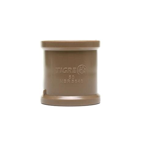 Luva de Correr para Tubo Soldável 50mm Marrom - Tigre Menor preço em Luva de Correr para Tubo Soldável 50mm Marrom - Tigre