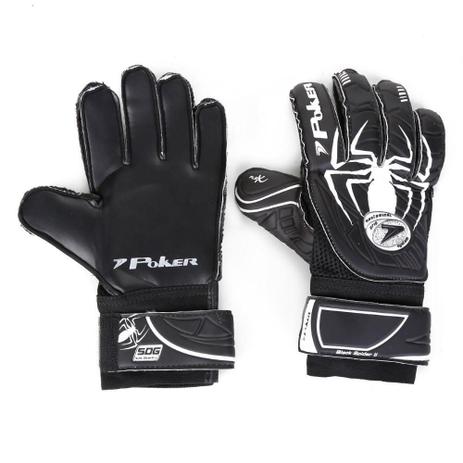 Luva de Goleiro Poker Semi Profissional Black Spider II Multiterreno Menor preço em Luva de Goleiro Poker Semi Profissional Black Spider II Multiterreno