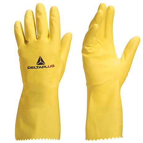 Luva de látex flocada forrada 30 cm tamanho 9/10 - VE200 - Delta Plus Menor preço em Luva de látex flocada forrada 30 cm tamanho 9/10 - VE200 - Delta Plus