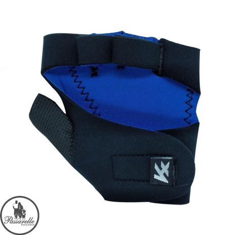 Luva De Musculação Kanxa Neoprene Confortável Para Treinos Academia Poliamida 1278 - Preto/Azul Menor preço em Luva De Musculação Kanxa Neoprene Confortável Para Treinos Academia Poliamida 1278 - Preto/Azul
