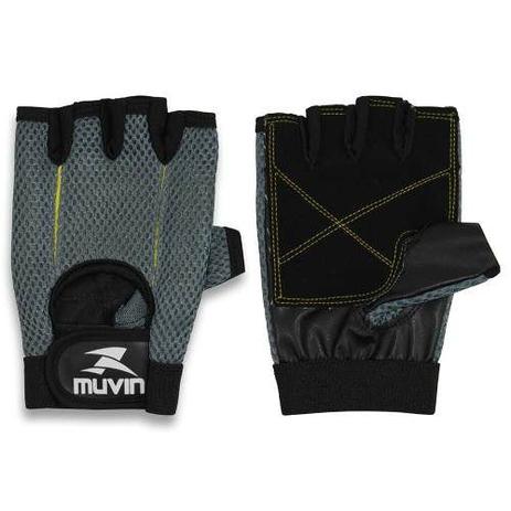 Luva de Musculação L100 LVA-0201 Muvin / PAR / P / Cinza Menor preço em Luva de Musculação L100 LVA-0201 Muvin / PAR / P / Cinza
