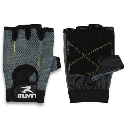 Luva de Musculação L100 LVA-200 - M - Cinza - Muvin Menor preço em Luva de Musculação L100 LVA-200 - M - Cinza - Muvin